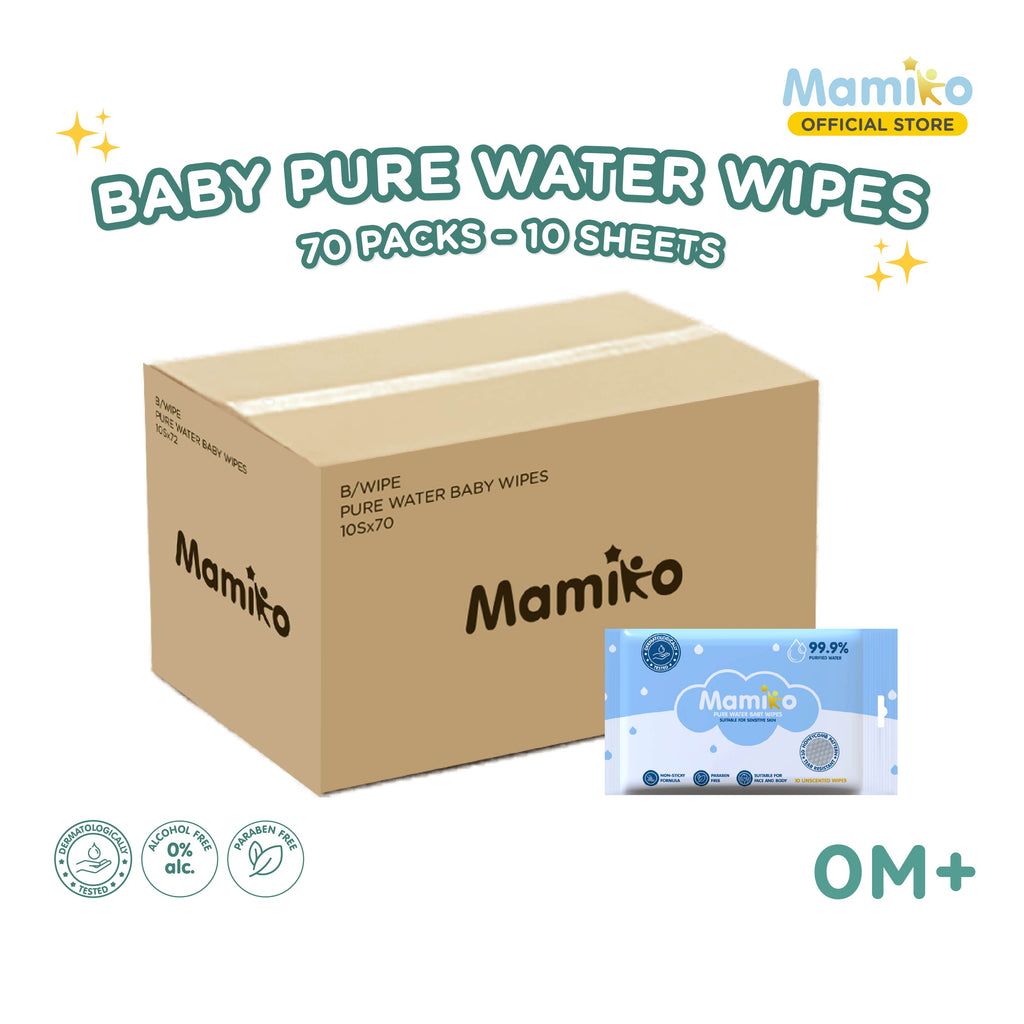 Mamiko Pure Water Baby Wipes (10s)
