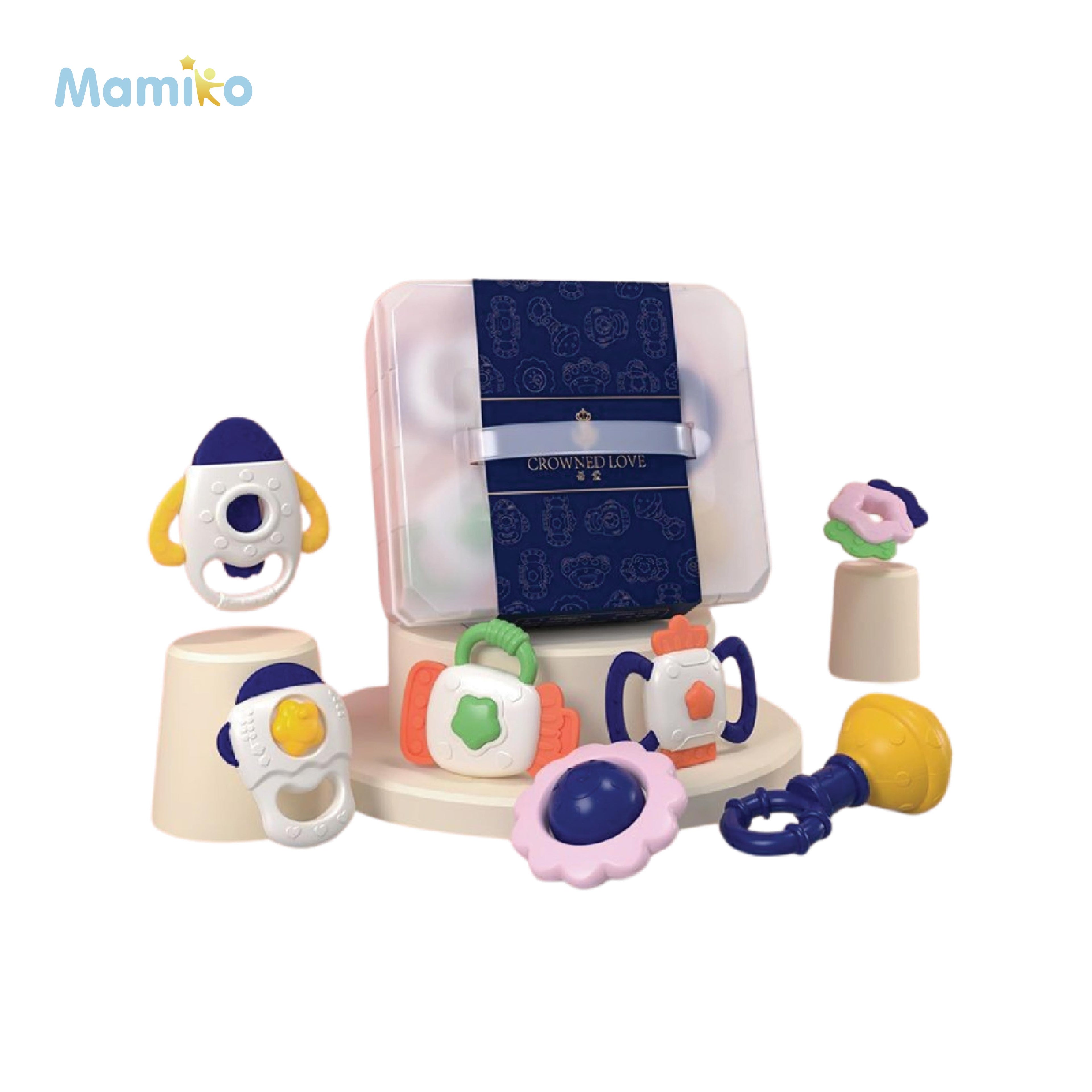 CL - Bite Rubber Rattle (8pcs) - Planet