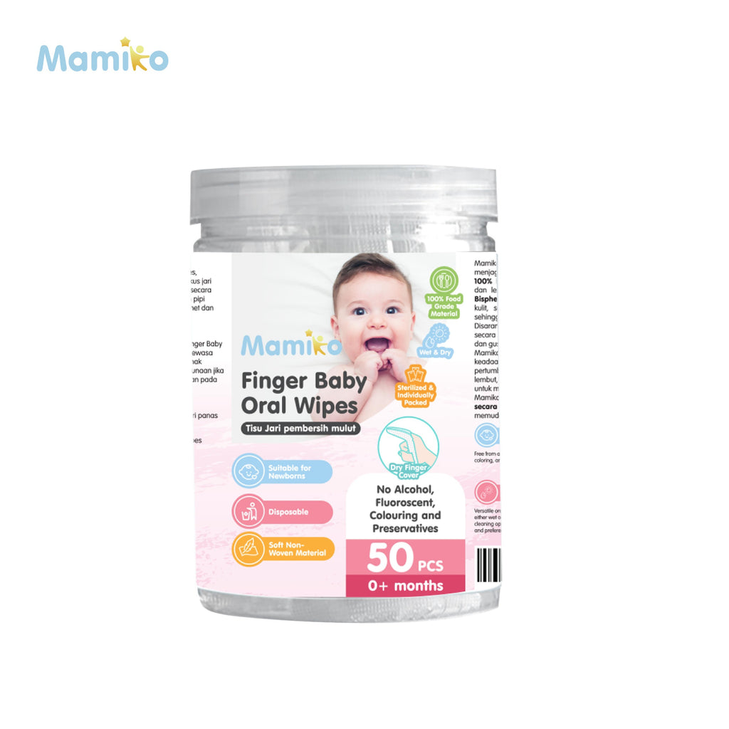 Mamiko Baby Finger Baby Wipes (50 Pcs)