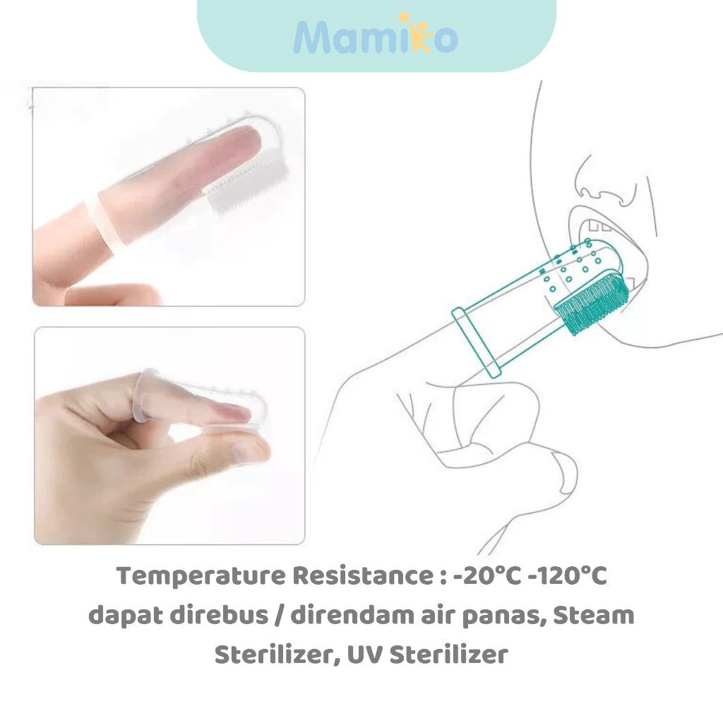 Mamiko Baby Finger Toothbrush