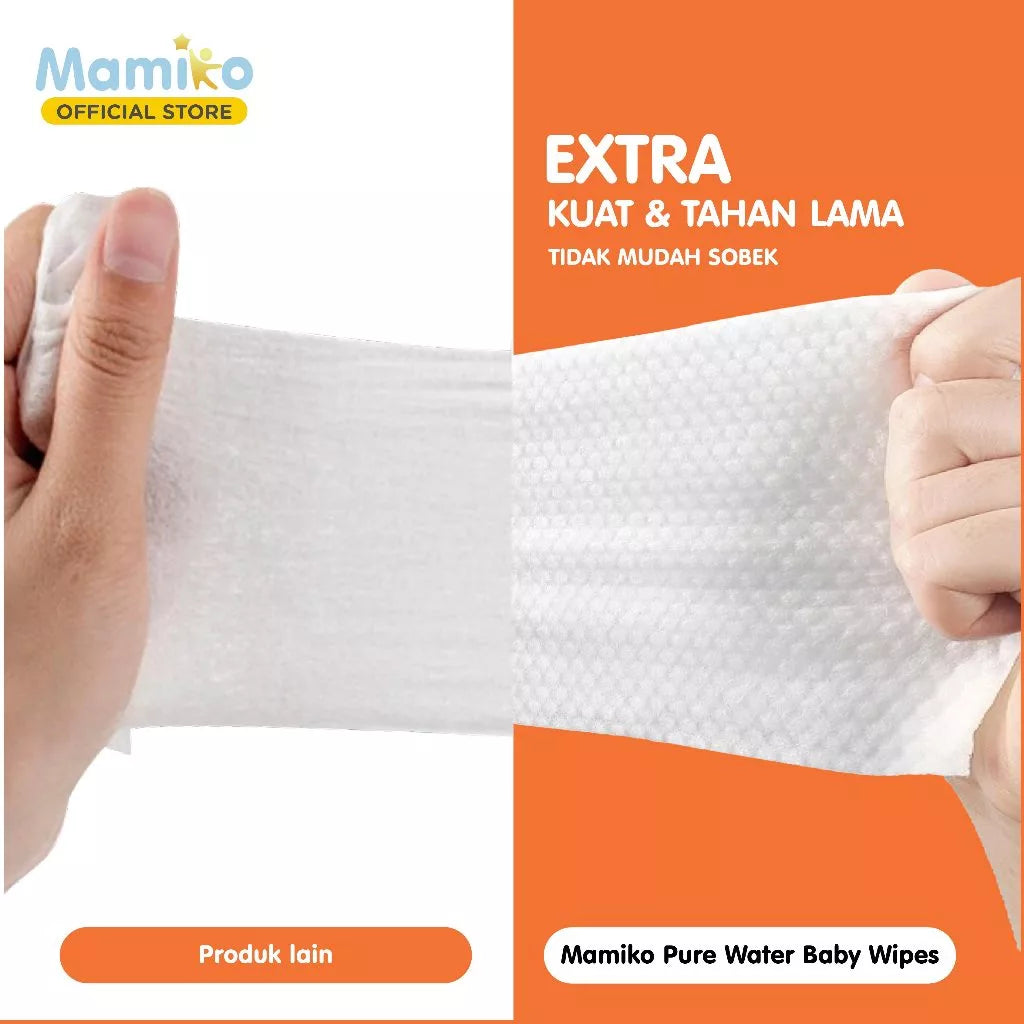 Mamiko Antibacterial Baby Wipes (80s)