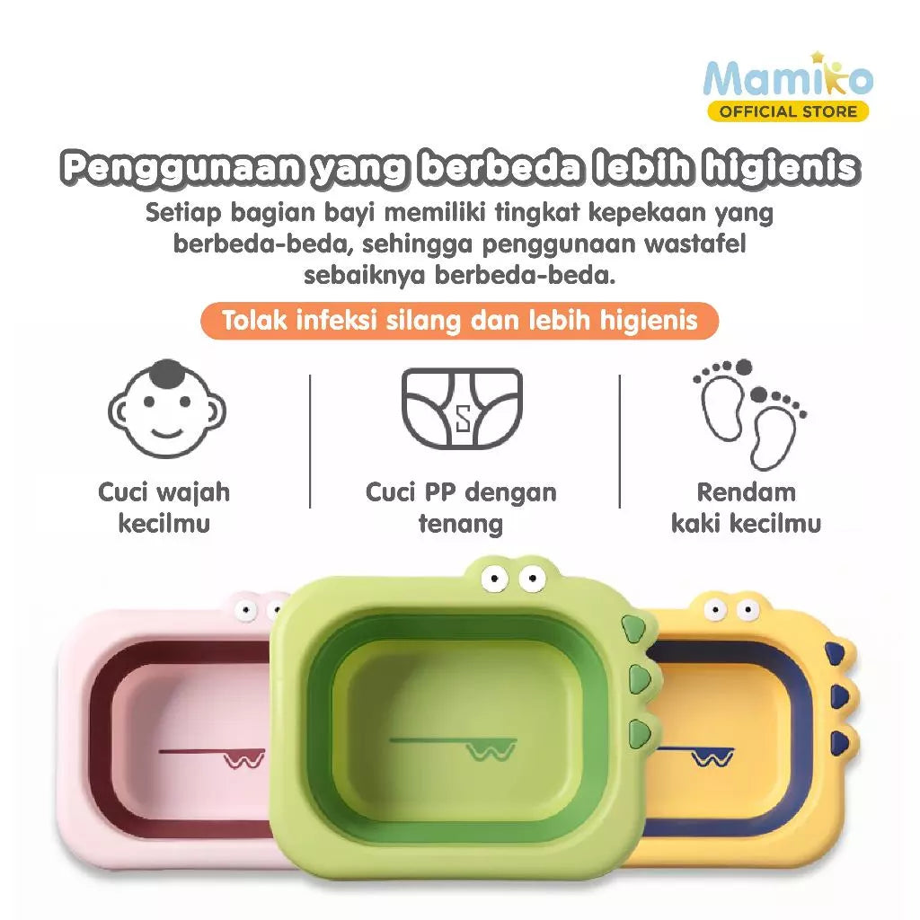 Mamiko Crocodile Foldable Basin