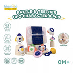 CL - Bite Rubber Rattle (8pcs) - Planet