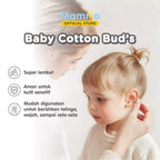 Mamiko Cotton Buds Spiral & Ear Spoon Head 200pcs