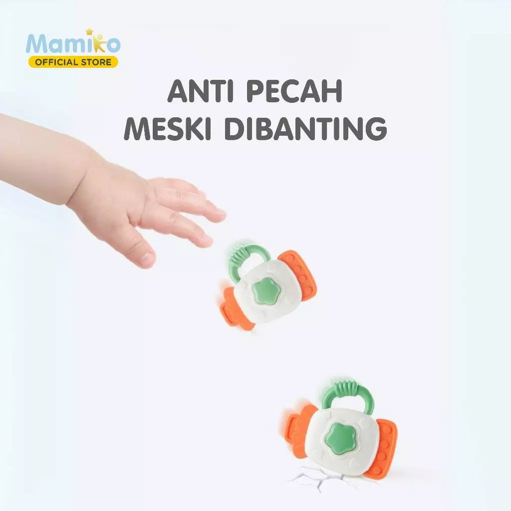 CL - Bite Rubber Rattle (8pcs) - Planet