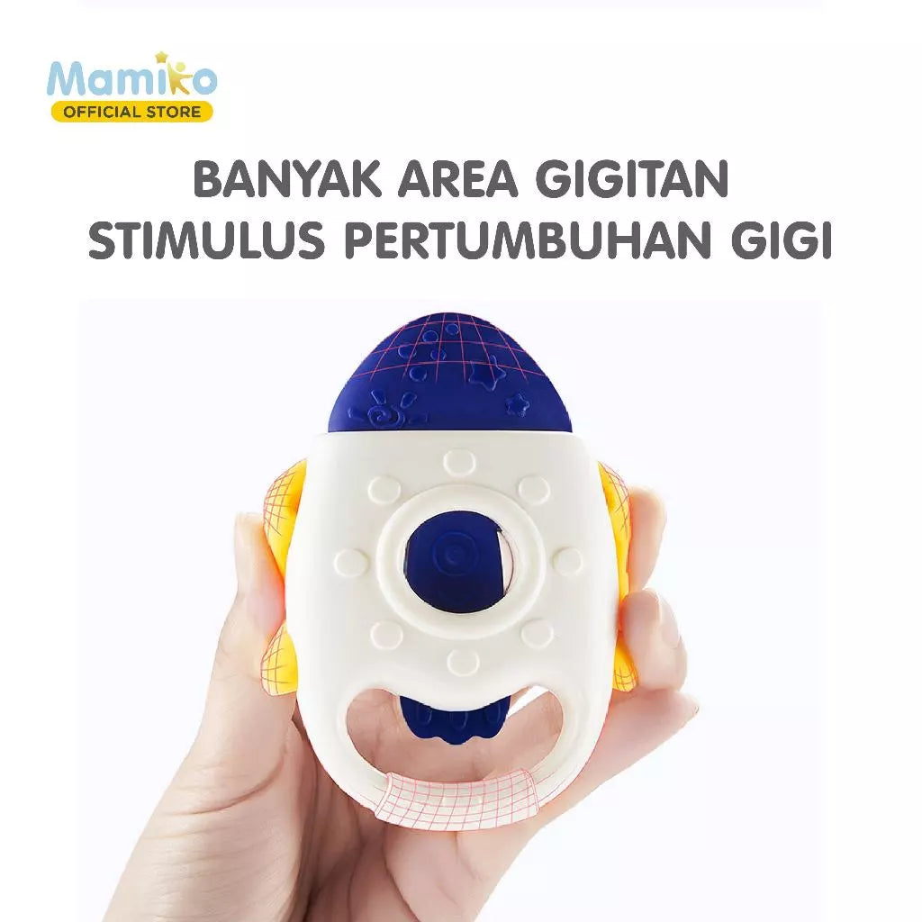 CL - Bite Rubber Rattle (8pcs) - Planet