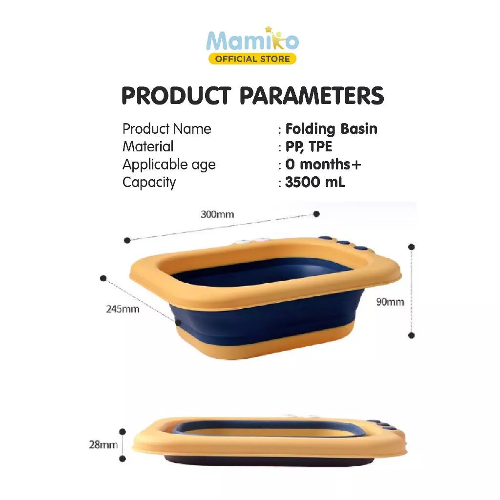 Mamiko Crocodile Foldable Basin