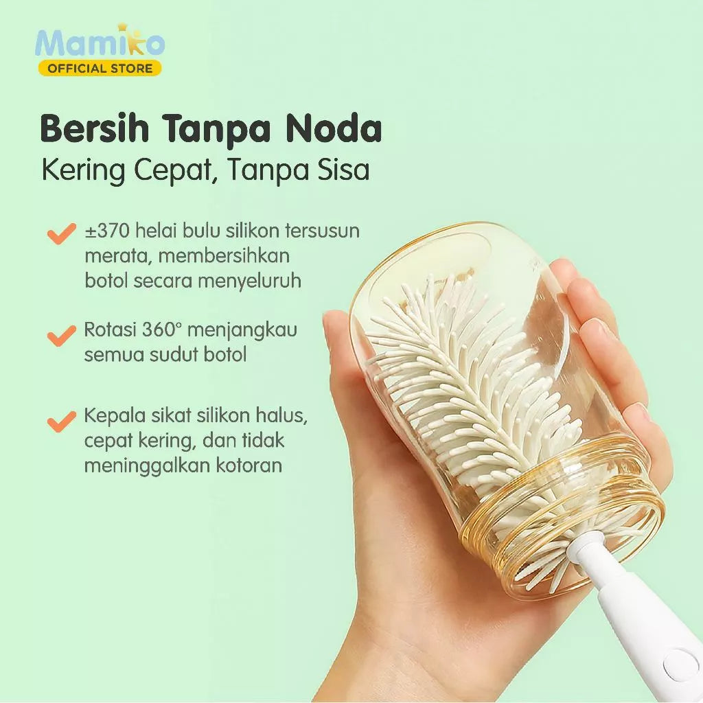 Mamiko Multifunction Bottle Brush (Silicone)