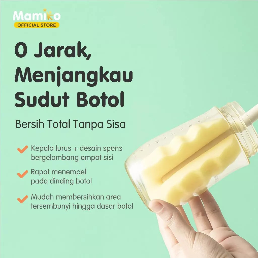 Mamiko Multifunction Bottle Brush (Silicone)