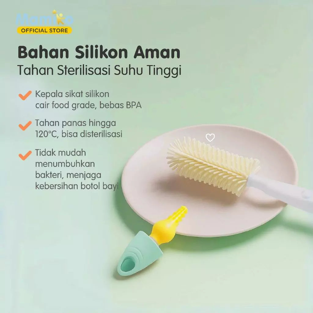 Mamiko Multifunction Bottle Brush (Silicone)