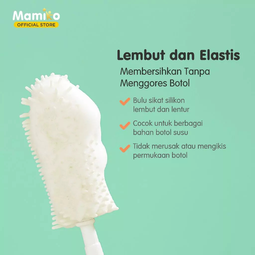 Mamiko Multifunction Bottle Brush (Silicone)