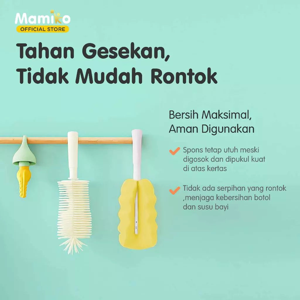 Mamiko Multifunction Bottle Brush (Silicone)