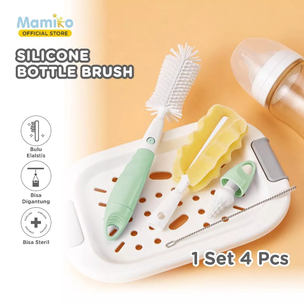 Mamiko Multifunction Bottle Brush (Silicone)