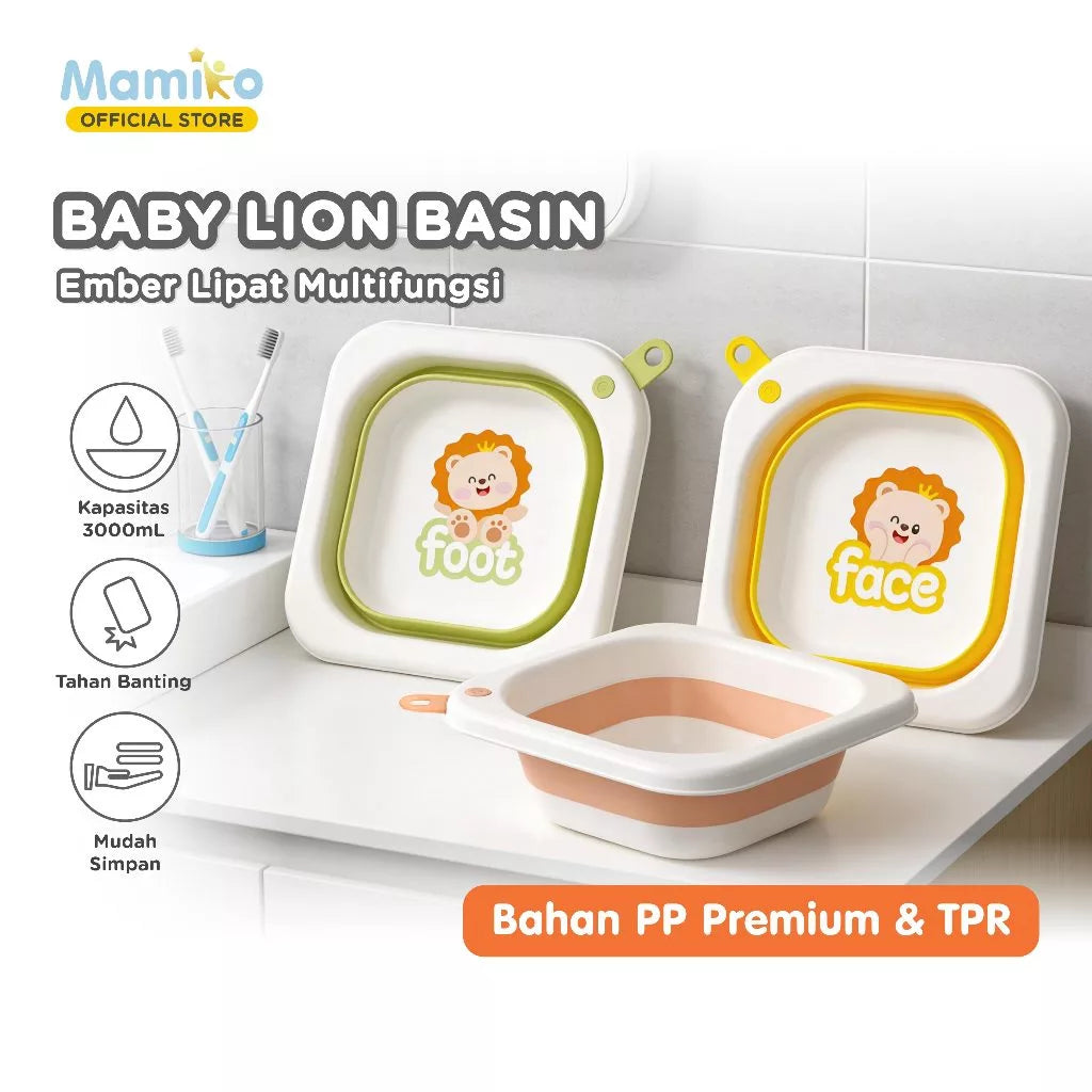 Mamiko Lion Foldable Basin