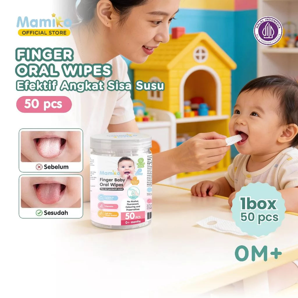 Mamiko Baby Finger Baby Wipes (50 Pcs)